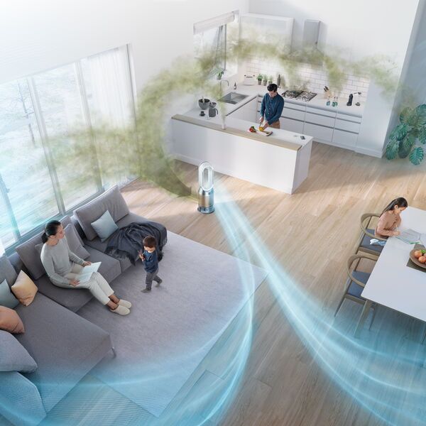 Dyson Purifier Humidify+Cool Formaldehyde™ PH04 Air Purifier | white/gold 5