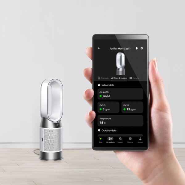 Dyson Purifier Hot+Cool HP1 (HP11) Luftreiniger | silber/weiß, image 5 of 5