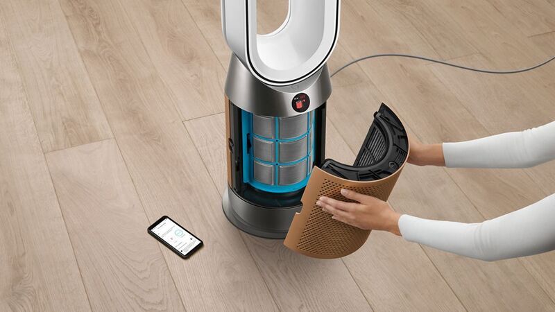 Dyson Purifier Hot+Cool Formaldehyde™ HP09 Nagrzewnica wentylatorowa | biały/złoty 3