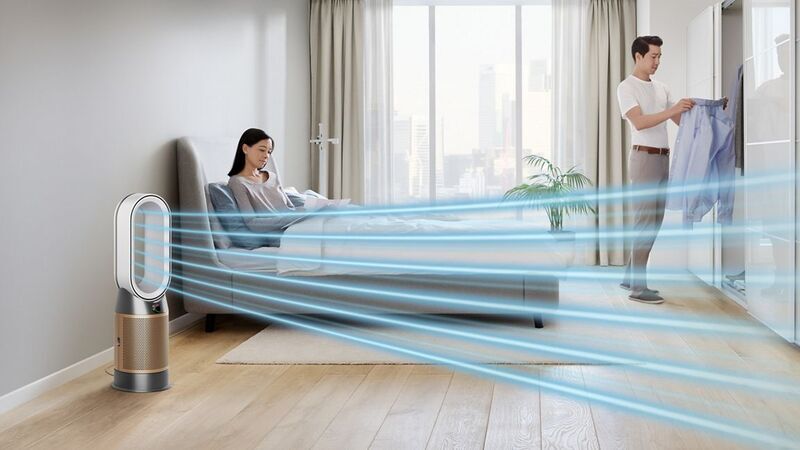 Dyson Purifier Hot+Cool Formaldehyde™ HP09 Nagrzewnica wentylatorowa | biały/złoty 5