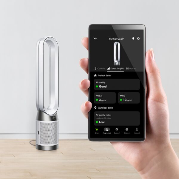 Dyson Purifier Cool PC1 (TP11) Ventilator und Luftreiniger | weiß/silber, image 5 of 5