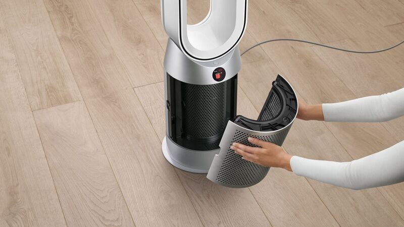 Dyson Purifier Hot+Cool Autoreact™ HP7A Air Purifier | white/silver 3