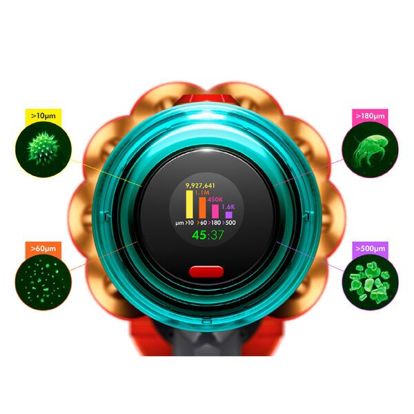 Dyson V12™ Detect Slim Total Clean Aspiradora de mano con batería | níquel/negro 5