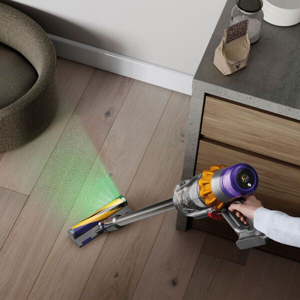 Dyson V15™ Detect Fluffy Akku-Handstaubsauger | blau/nickel 4