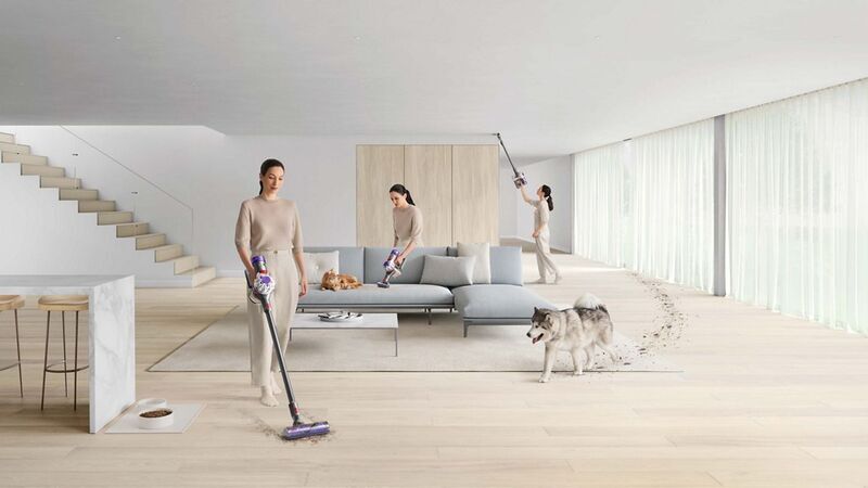 Dyson V8 Extra Akku-Handstaubsauger | silber/rot 2