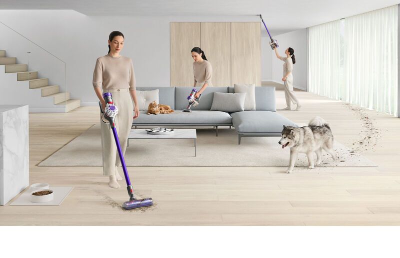 Dyson V8 Origin Akku-Handstaubsauger | silber/violett 4