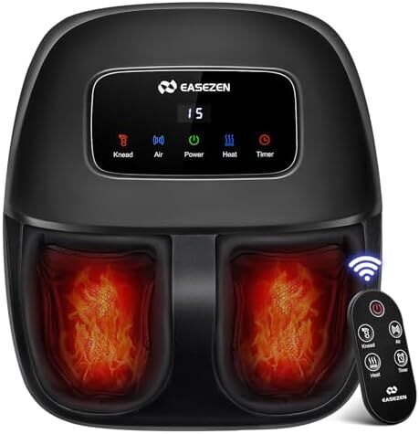 EaseZen EF7 masajeador de pies Shiatsu con calefacción | negro, image 1 of 1