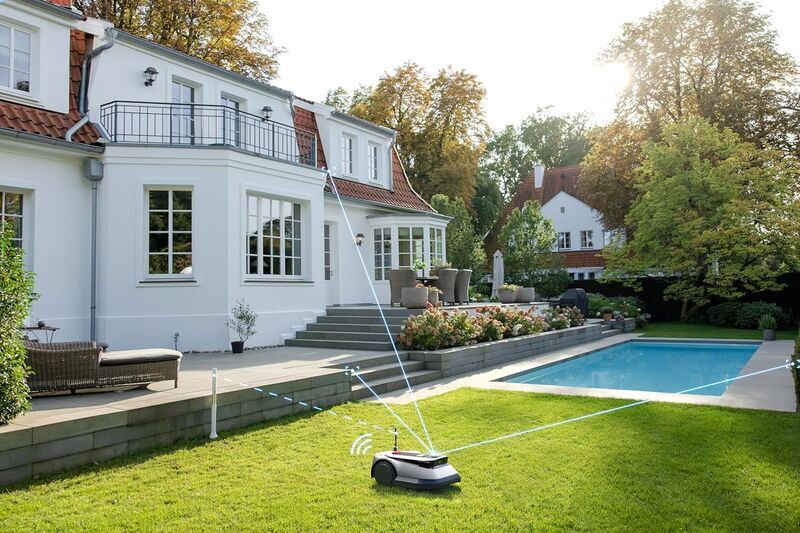 Ecovacs Navigation Beacon For Robotic Lawn Mower | white 2