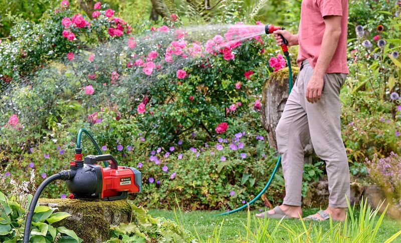 Einhell AQUINNA 36/30 solo cordless garden pump without battery | red/black, image 5 of 5