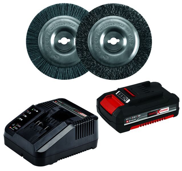 Einhell GC-CC 18 Li Kit (1 x 2,0 Ah) акумулаторен почистващ фуги | червено/черно, image 2 of 5