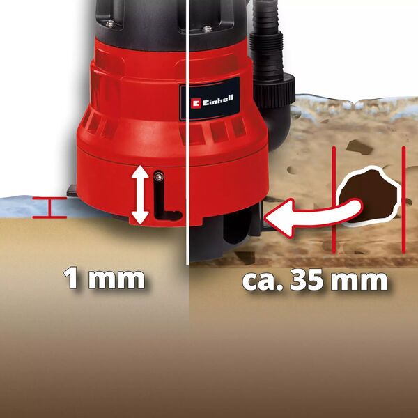 Einhell GC-DP 7035 LL dirty water pump | red/black, image 2 of 4