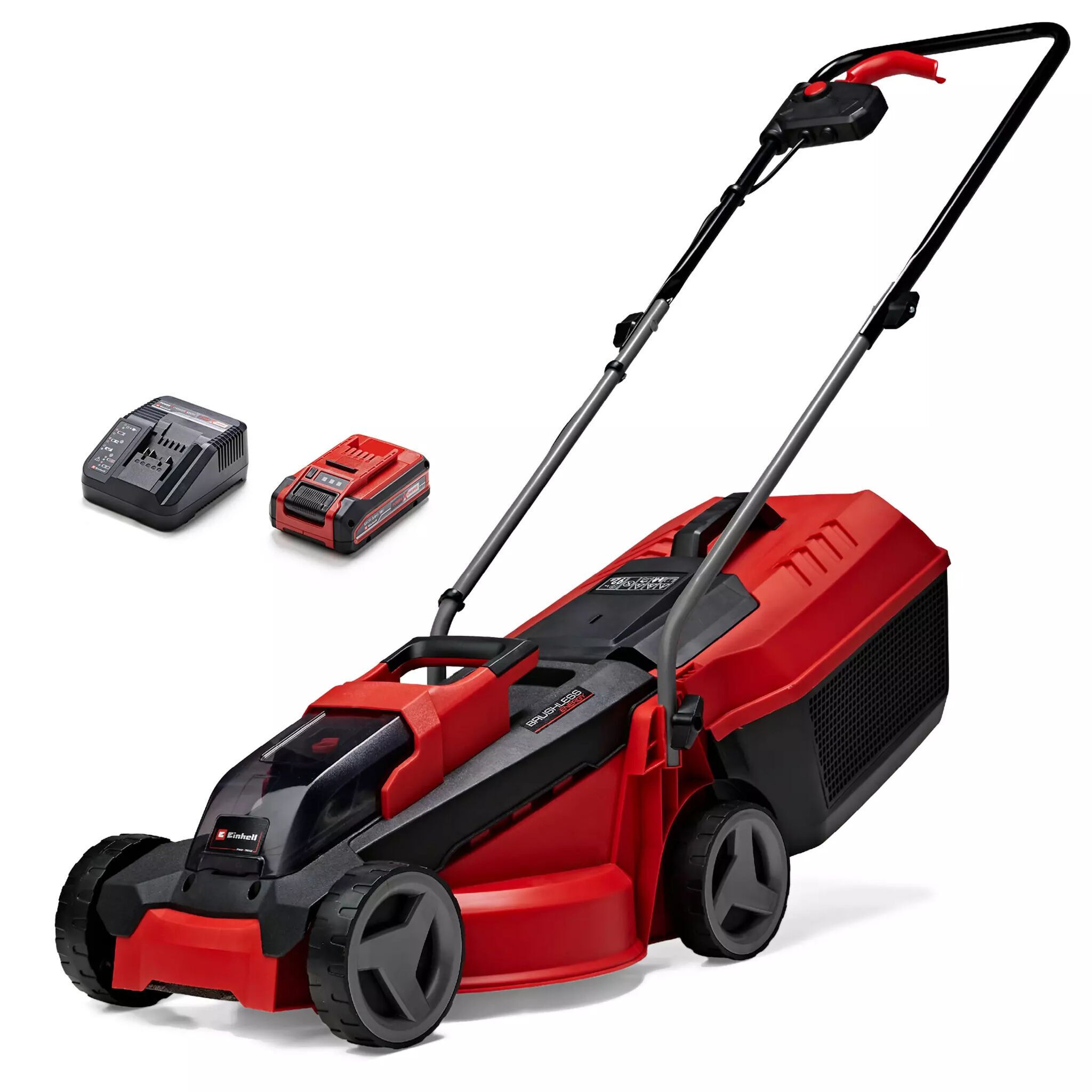Einhell GE-CM 18/30 Li (1 x 3,0 Ah) Akku-Rasenmäher rot/schwarz