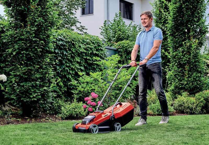 Einhell GE-CM 18/32 Li-Solo Battery Lawn mower without battery | red/black, image 2 of 5
