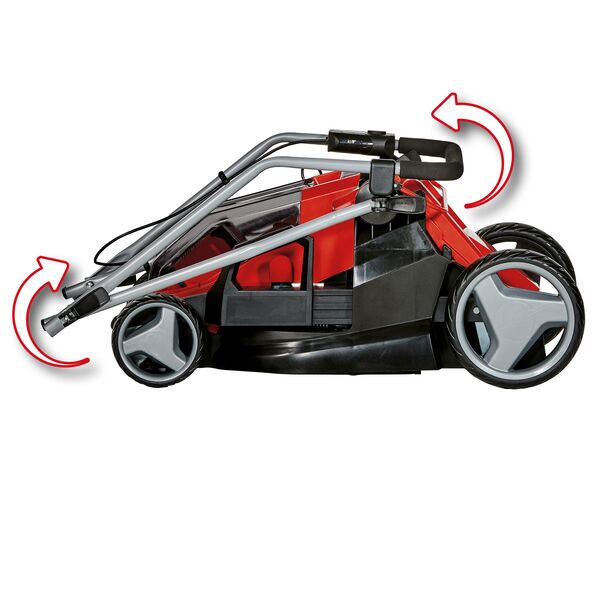 Einhell GE-CM 36/36 Li (2 x 4,0 Ah) Battery Lawn mower | red/black, image 4 of 4