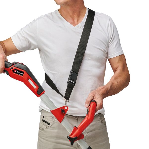 Einhell GE-CT 18/33 Li E-Solo cordless grass trimmer without battery | red/black, image 4 of 4