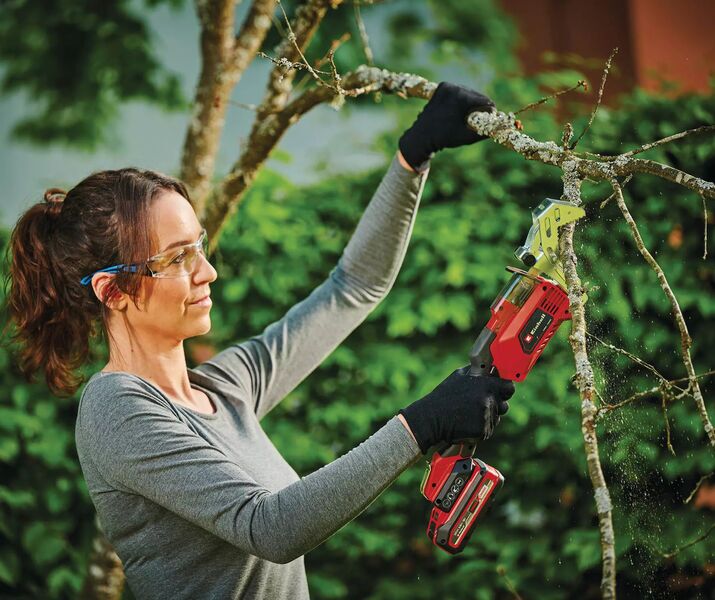 Einhell GE-GS 18/150 Li-Solo cordless pruning saw without battery | red/black, image 5 of 5