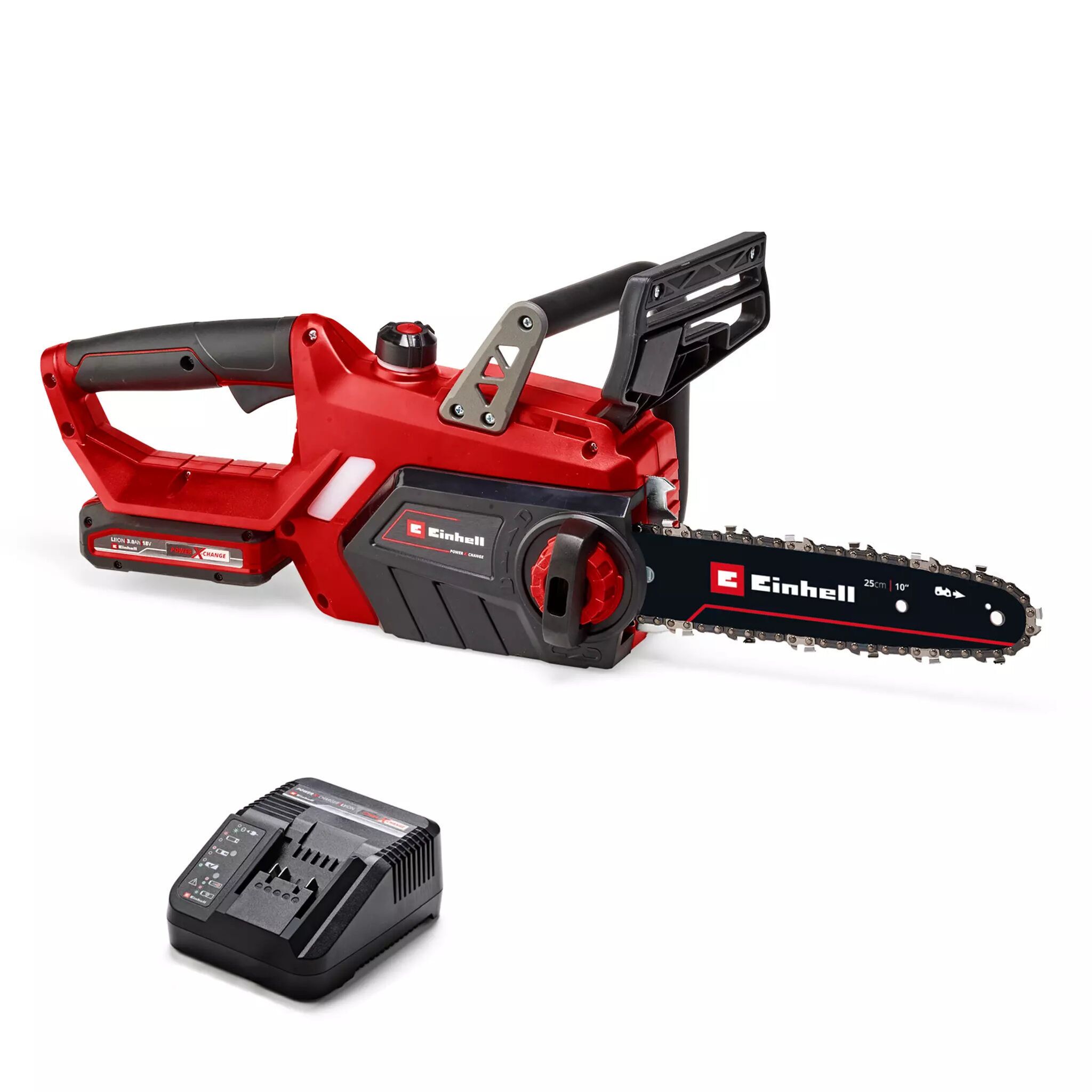 Einhell GE-LC 18/25-1 Li Kit (1 x 3,0 Ah) Akku-Kettensäge rot/schwarz