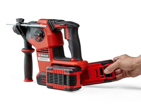 Einhell HEROCCO 36/28 Cordless Rotary Hammer without Battery | red/black, image 2 of 5