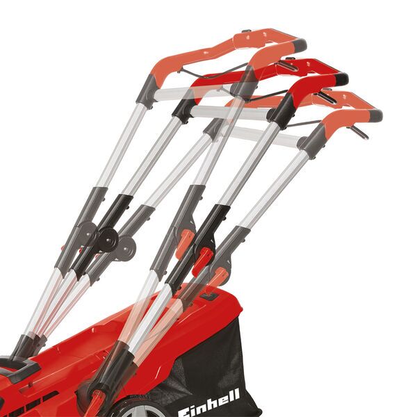 Einhell RASARRO 36/40 (2 x 4.0 Ah) Battery Lawn mower | red/black, image 3 of 5