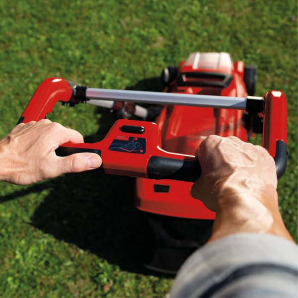 Einhell RASARRO 36/40 (2 x 4.0 Ah) Battery Lawn mower | red/black, image 5 of 5