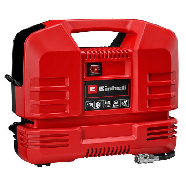 Einhell TC-AC 190 OF Set Koffer-Kompressor | rot/schwarz, image 1 of 5