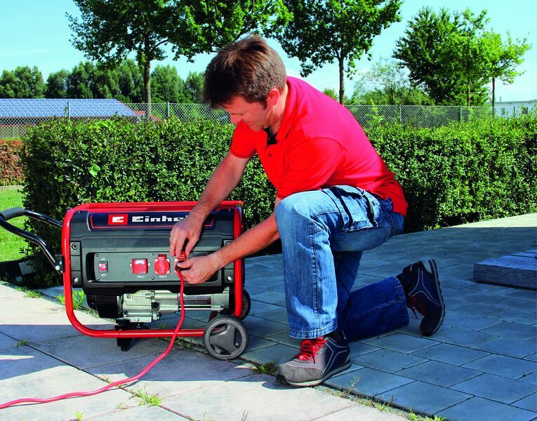 Einhell TC-PG 35/E5 petrol generator | red/black, image 5 of 5