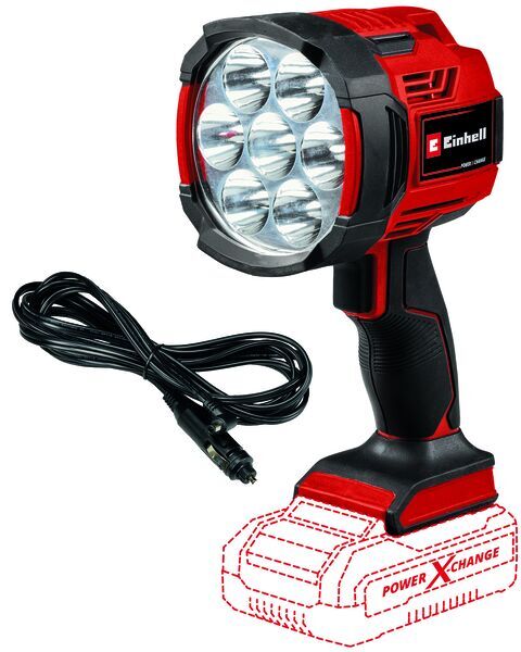 Einhell TE-CL 18/2500 LiAC-solo Akku-Lampe ohne Akku | schwarz/rot, image 1 of 5