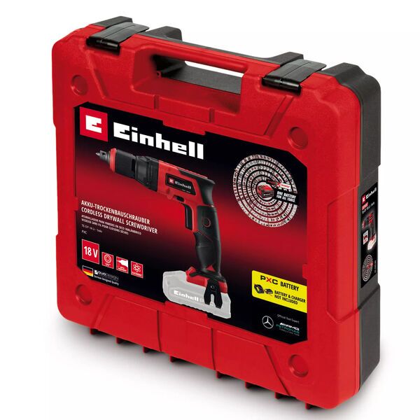 Einhell TE-DY 18 Li-Solo Akku-Trockenbauschrauber ohne Akku | rot/schwarz, image 2 of 5