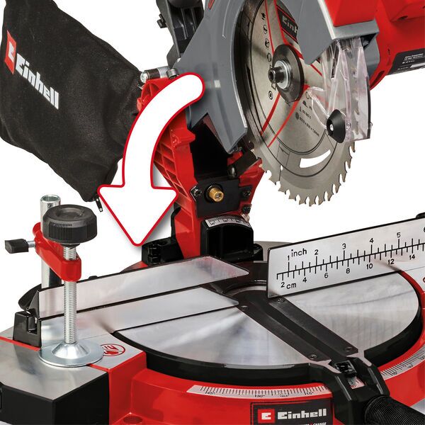 Einhell TE-MS 18/210 Li-Solo Akku-Kappsäge ohne Akku | rot/schwarz, image 2 of 3