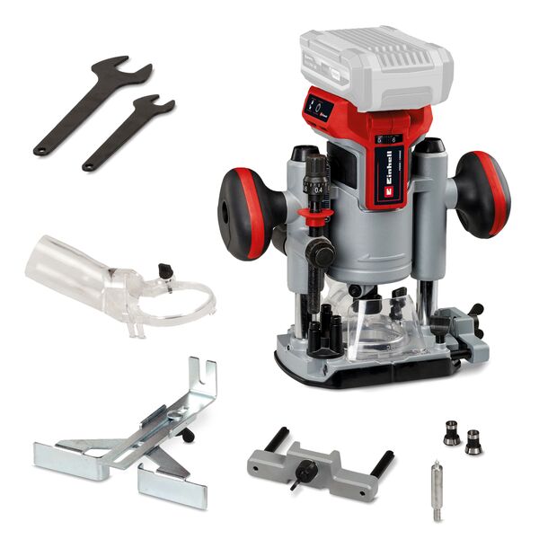 Einhell TP-RO 18 Li BL - Solo Akku-Oberfräse ohne Akku | silber/rot, image 1 of 5