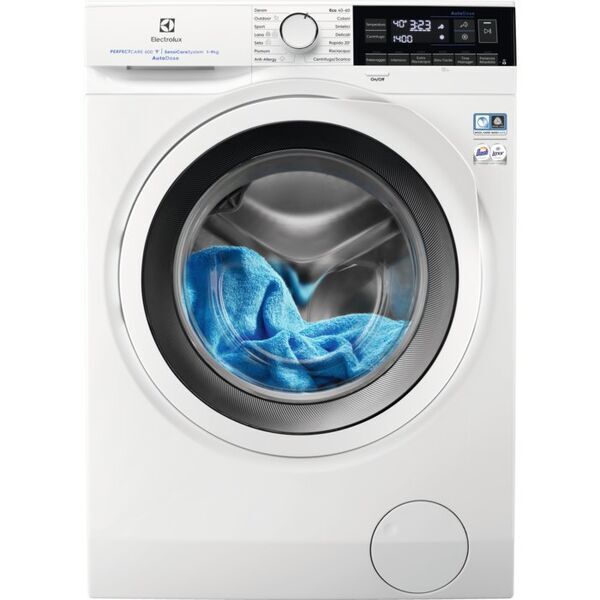Electrolux EW6F394IQ SensiCare 600 Pračka s předním plněním 9 kg | Záruka výrobce 24 měsíců | bílá 1