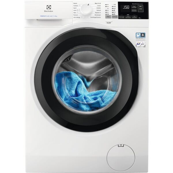 Electrolux EW6F494IT PerfectCare 600 Frontlader Waschmaschine 9 kg | 24 Monate Herstellergarantie | weiß 1