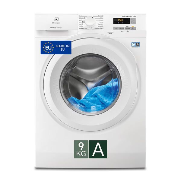 Electrolux EW6F592T 600 SensiCare Frontlader Waschmaschine 9 kg | 24 Monate Herstellergarantie | weiß 1