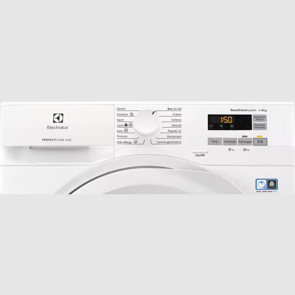 Electrolux EW6F592T 600 SensiCare Frontlader Waschmaschine 9 kg | 24 Monate Herstellergarantie | weiß 3
