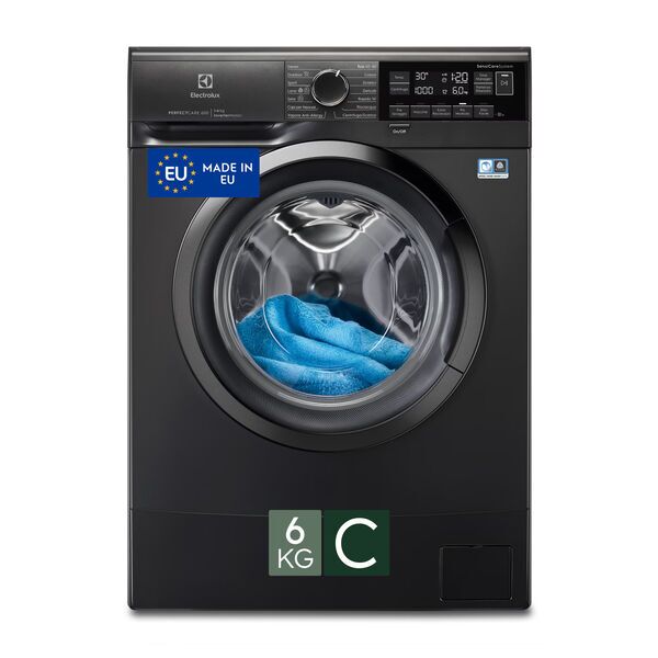 Electrolux EW6SBLACK 600 SensiCare Pračka s předním plněním 6 kg | Záruka výrobce 24 měsíců | černá 1