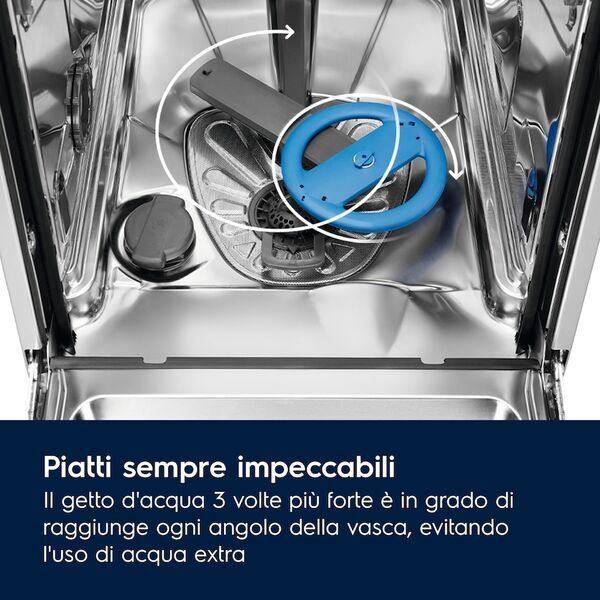 Electrolux KESC7320L 600 SatelliteClean Lavastoviglie da incasso | 24 mesi di garanzia del produttore | bianco 2