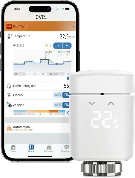 Eve Thermo (Matter, 4. Gen) Smartes Heizkörperthermostat | white 1
