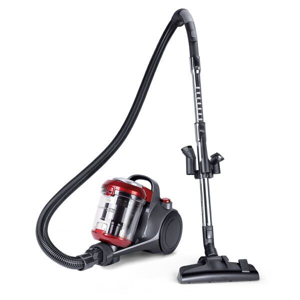 Fakir trend BL 141 beutelloser Bodenstaubsauger | grau/rot 1