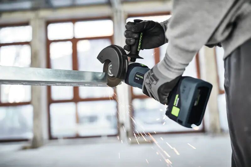 Festool AGC 18-125 EB-Basic cordless angle grinder without battery | blue/black, image 5 of 5