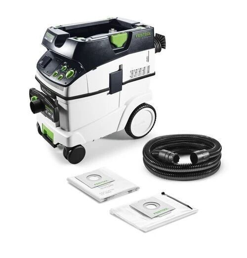 Festool CTM 36 E AC-LHS Cleantec Absaugmobil | weiß/schwarz 1