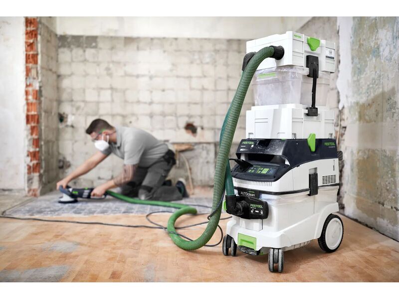 Festool CTM 36 E AC RENOFIX Cleantec Imukärry | valkoinen/musta 4