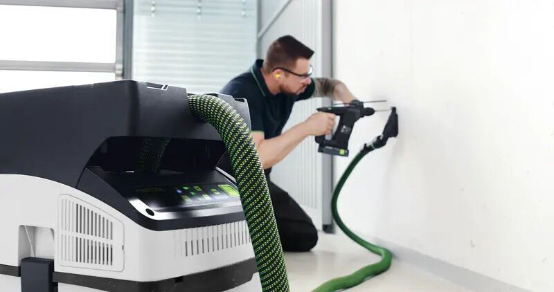 Festool CTMC MIDI I-Basic CLEANTEC batteridriven mobil dammsugare utan batteri | vit/svart, image 2 of 5