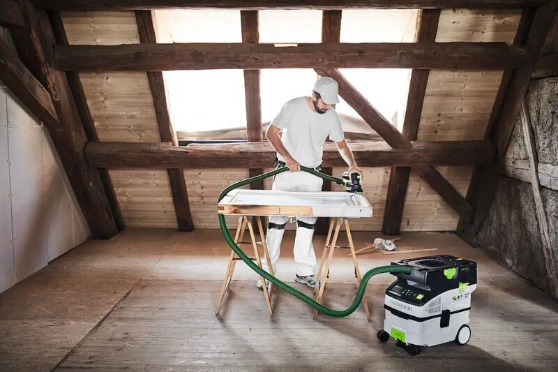 Festool CTMC MIDI I-Basic CLEANTEC batteridriven mobil dammsugare utan batteri | vit/svart, image 3 of 5