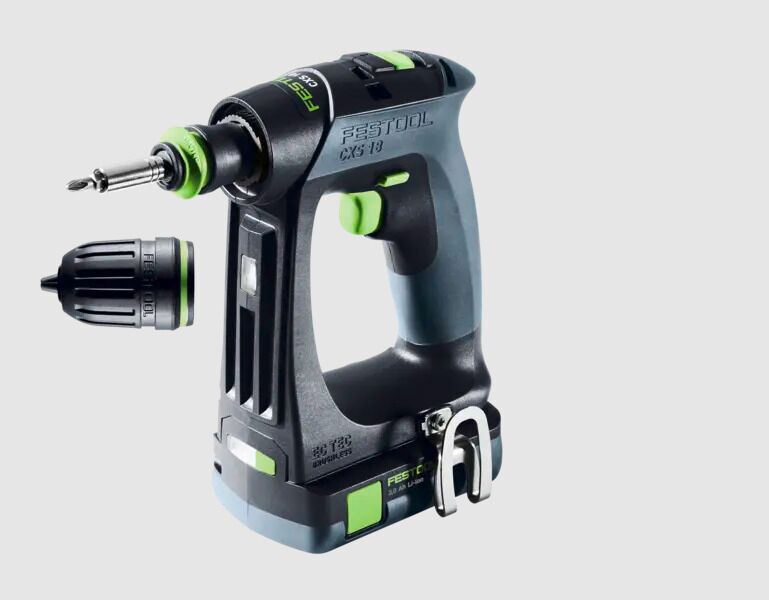 Festool CXS 18 C 3,0-Plus Batteridriven borrskruvdragare utan batteri | blå/svart, image 1 of 5