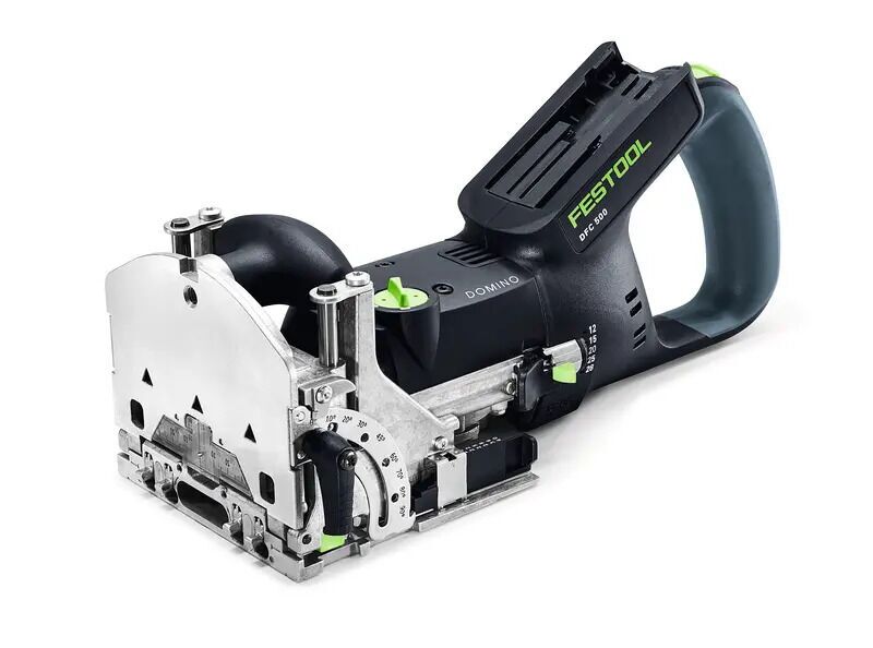 Festool DFC 500 E-Basic DOMINO batteridriven pluggfräs utan batteri | svart/blå, image 1 of 5
