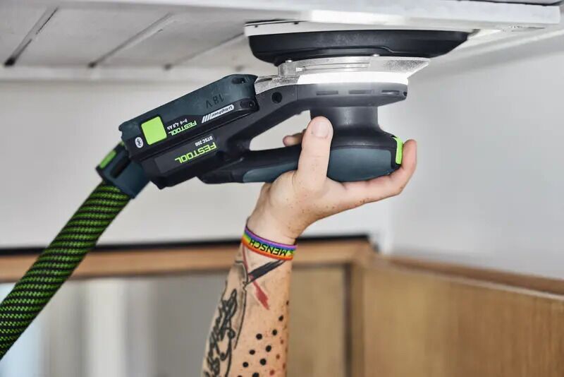 Festool DTSC 200-Basic Cordless Delta Sander without Battery | black/blue, image 2 of 5