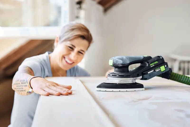 Festool DTSC 200-Basic Cordless Delta Sander without Battery | black/blue, image 4 of 5