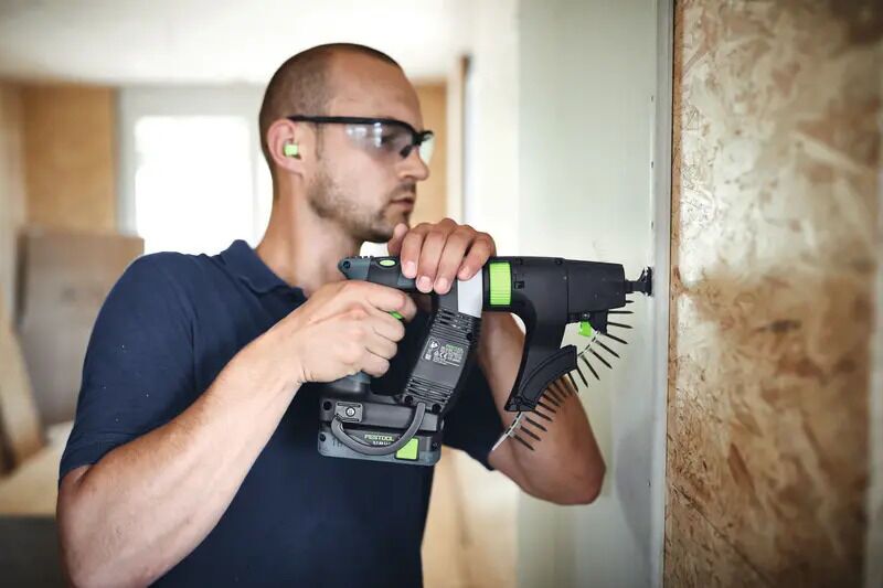 Festool DWC 18-4500 Basic DURADRIVE Batteridriven Gipsskruvdragare utan Batteri | blå/svart, image 2 of 5