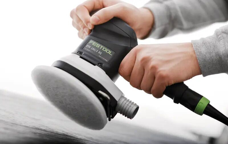 Festool ETS 150/5 EQ-Plus excenterslip | svart/vit, image 3 of 5