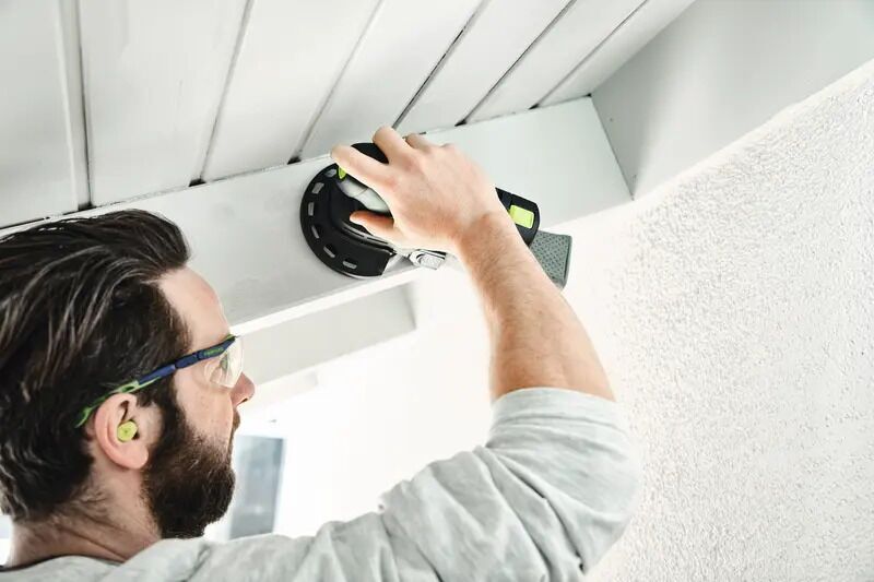 Festool ETSC 125-Basic Akku-Exzenterschleifer ohne Akku | schwarz/blau, image 2 of 5